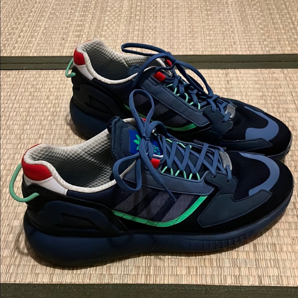 adidas ZX 5K Boost Men Navy Signal Green
